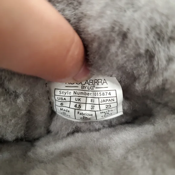 Koolaburra By Ugg Women's Gray Victoria Short Boot Size 6 $100 - Picture 8 of 9